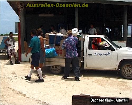 baggage claim Aitutaki airport