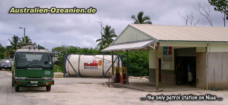 Tankstelle auf Niue