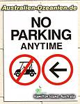 Straßenschild "No Parking"