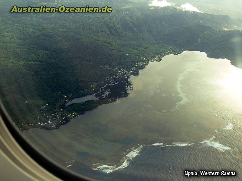 Luftaufnahme von Upolu, Samoa