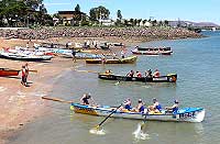 Ruderer am Fluß von Port Augusta