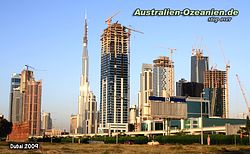 Wolkenkratzer-Baustellen, Burj Dubai