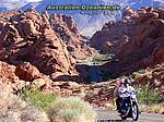 motorbike ride at Valley of Fire