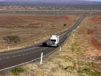 Road Train - outback road