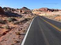 Drive through the "Valley of Fire"