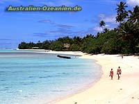 Strand von Rarotonga, Cook Islands